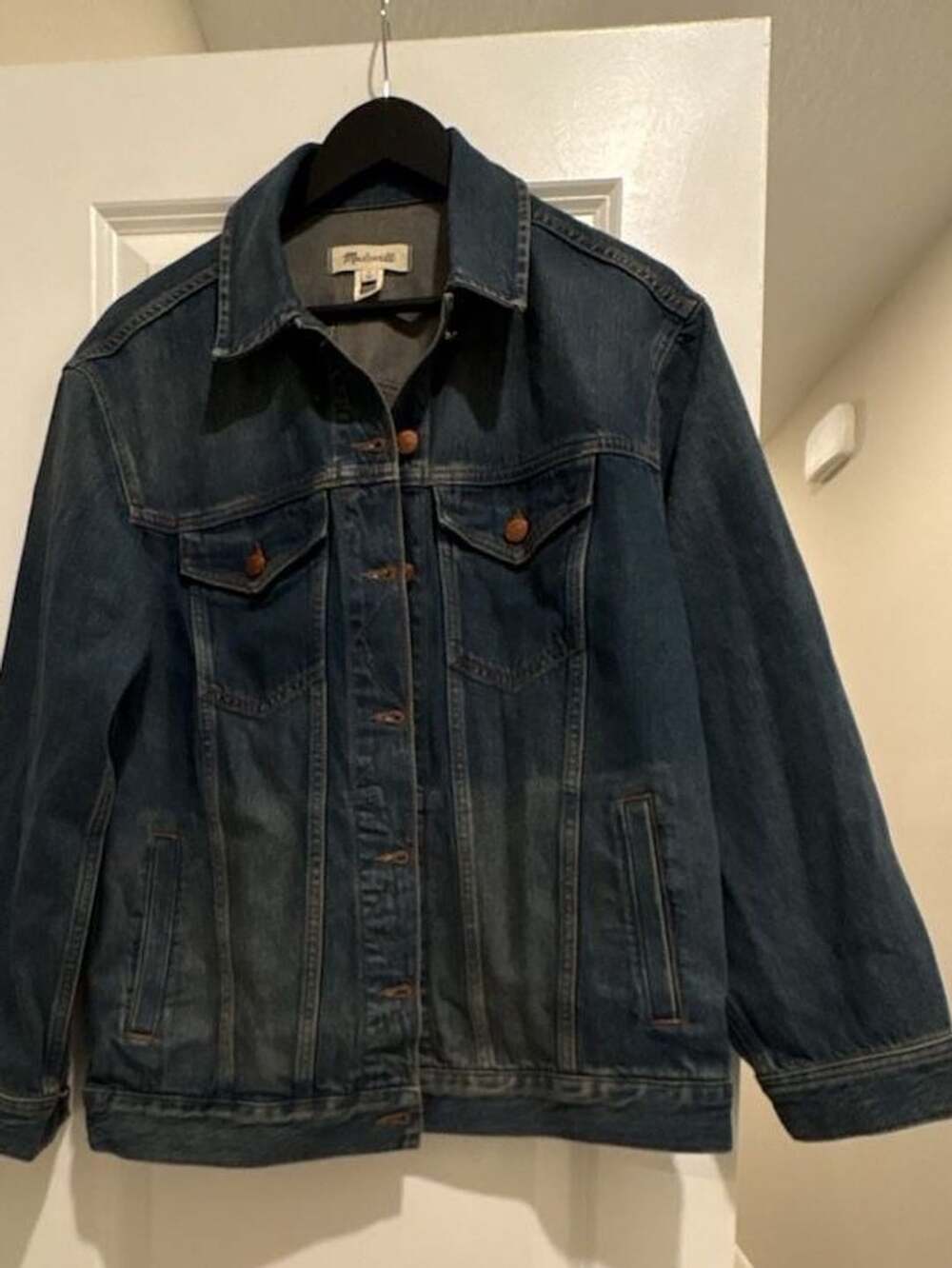 Madewell Classic Denim Jean Jacket Medium Wash Size M - Picture 2 of 13